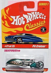 HOT WHEELS CLASSICS SERIES 1 #21/25 PIT CRUISER GREEN - Picture 1 of 1