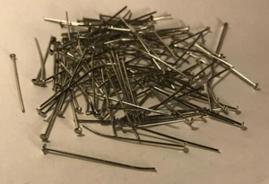 Nuevos pasadores de prisma de cristal para araña de 2" con cabeza, acabado cromado, 1 oz., 100 piezas - Imagen 1 de 3