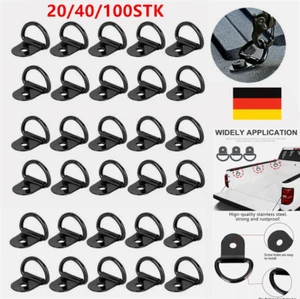Schwerlast Befestigung Punkt Zurrgurt Ösen Krawatte Unten Ösen D-Ring Haken'. - Picture 1 of 20