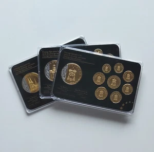 T106- 3 x KURSMÜNZSATZ KMS -SPECIMEN- Kölner Dom-Vatikan-Saarland /  Sonderpräg. - Bild 1 von 6