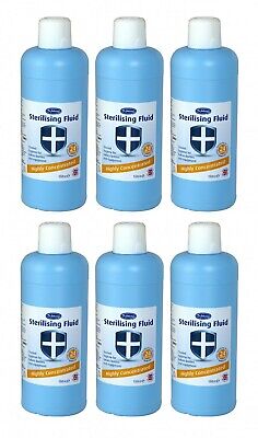 Dr Johnson's Sterilising Fluid Concentrated Disinfectant 1 Litre X 6 Bottles • 11.99£