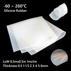 White Silicone Rubber Solid Flex Sheet High Temp 20&quot;x20&quot; 40&quot;x40&quot; Thick 0.5-6mm