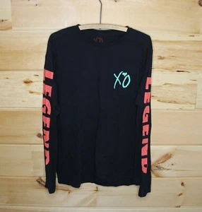XO The Weeknd Legend World Tour Black Long Sleeve Shirt Adult Size Large - Foto 1 di 8