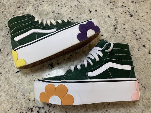 Vans Off The Wall Piattaforma Fiori Taglia 6 Donna