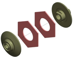 MIP Slipper Clutch Kit for Losi Mini-T Truck & Mini-B Buggy 2.0 20080 - Picture 1 of 1