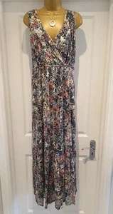 M&S PER UNA WEEKEND PARTY HOLIDAY SUMMER MAXI DRESS SIZE 22 NEW WITH TAGS - Picture 1 of 7