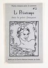 1942 DELHI small press FRENCH READER #2 "Le Printemps dans la poésie française"