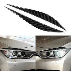 Protect Your Headlights with Carbon Fiber Eyelids for BMW 3 Series (2pcs) - Picture 1 of 11