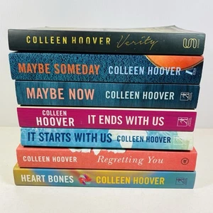 7 Lot Colleen Hoover- It Starts with Us, It Ends with Us, Verity, Maybe Now, +3 - Picture 1 of 17