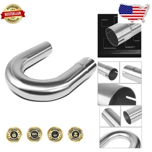 Custom 180° U-Bend Exhaust Tubing - 3" OD, Slip-Fit for Universal Vehicle Fit - Bild 1 von 8