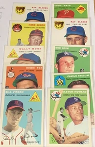 Topps 1994 Baseball Archives 1954 Lot 10 Karten 243 246 247 252 253 255 256 257 + - Bild 1 von 2