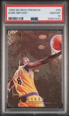 🔥1996-97 Kobe Bryant Rookie Card SkyBox Premium #55 PSA 10🔥 - Image 1 of 2