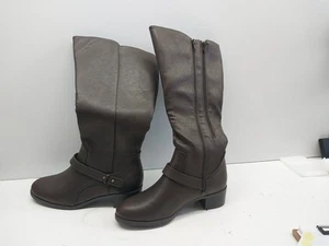 Easy Street Jewel Riding Women's Boots Brown - Picture 1 of 5