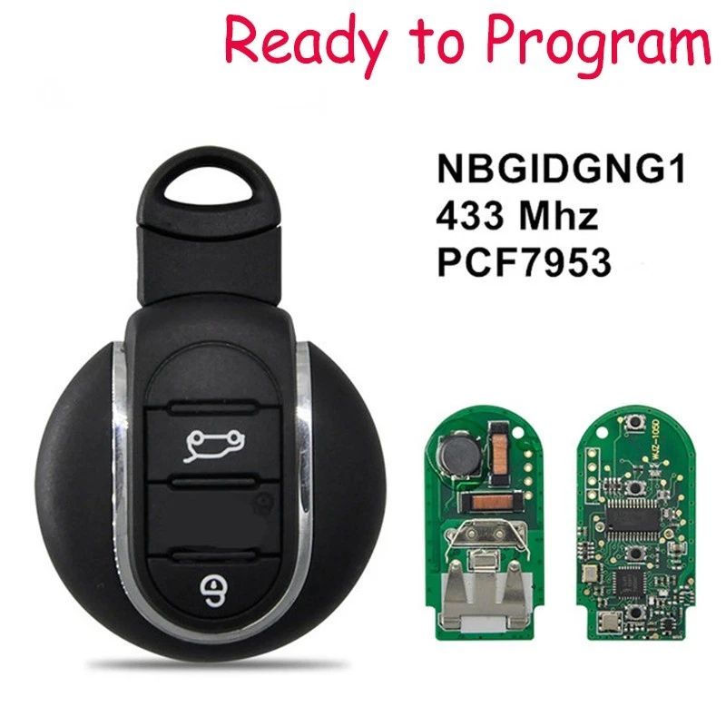 Chaveiro remoto NBGIDGNG1 434MHz para MINI Cooper 2013 2014 2015 2016 2017 2018 - Imagem 1 de 1