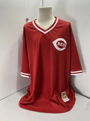 Mitchell & Ness мужские Johnny Bench Cincinnati красные подлинные Jesery размер 3XL красные - Изображение 1 из 4