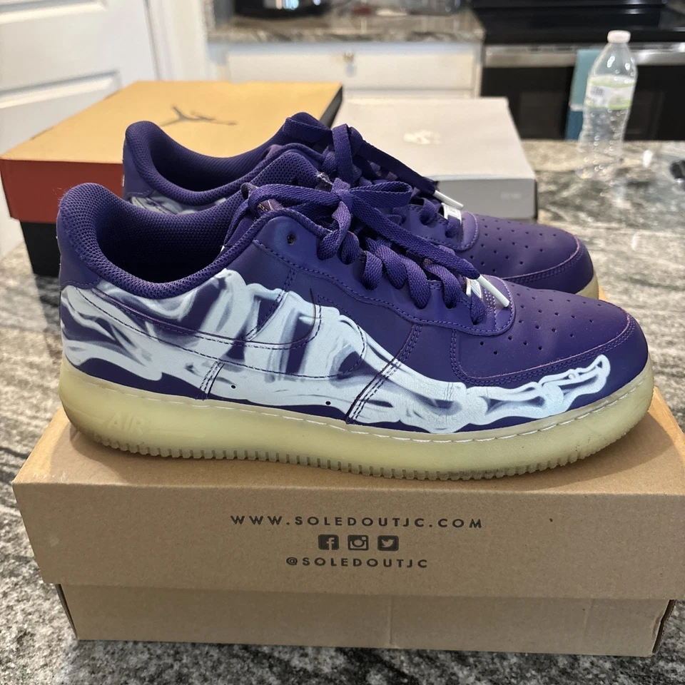 Nike Air Force 1 Low 'Purple Skeleton' para hombre talla 11 Foto 1 de 4