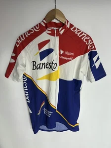 Nalini Cycling Jersey Banesto Vintage | Men's | Blue/Red/White | Small - Picture 1 of 9