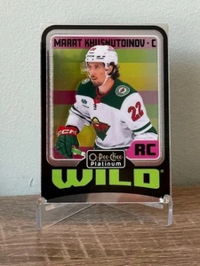 2024-25 Upper Deck O-Pee-Chee Platinum Retro Marat Khusnutdinov #R87 Rookie Wild - Picture 1 of 2