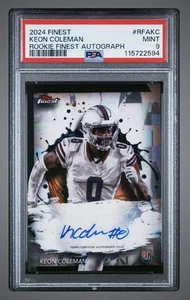 Keon Coleman 3024 Topps Finest Rookie Auto #RFAKC PSA 9 Buffalo Bills 🦬 - Bild 1 von 2