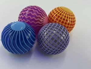 Hot Colour LED Light Up Bounce Ball (7cm) Kids Sensory Toy - Picture 1 of 3