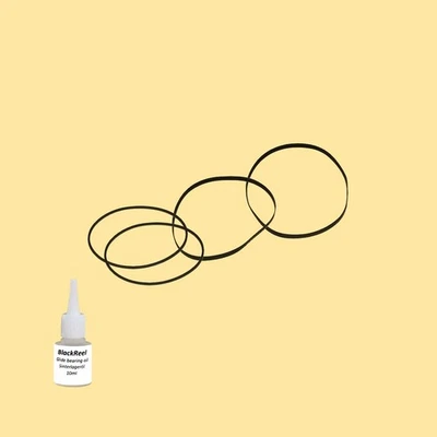 Riemen Öl = Kit 5 für Schneider Broadway Stereo Tape Deck Compact System - Bild 1 von 4