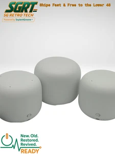 Google Nest Wifi 2nd Gen AC2200 Mesh System H2D/H2E 3-Pack - Picture 1 of 7