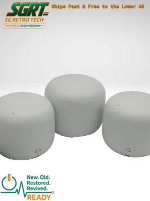 Google Nest Wifi 2nd Gen AC2200 Mesh System H2D/H2E 3-Pack - Image 1 of 4