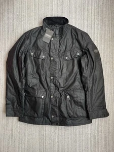 Barbour Tourer Duke Wax Jacket - UK Mens Large - Black £269 RRP! - Picture 1 of 11
