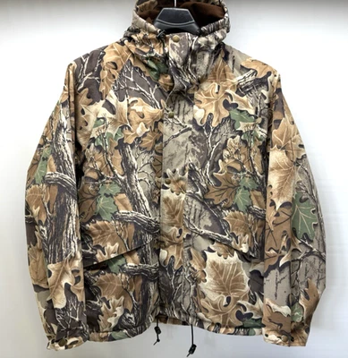 CABELAS Dry-Plus Mens Large Advantage Camo Dry-Tech Lined Waterproof Jacket USA - Image 1 of 4