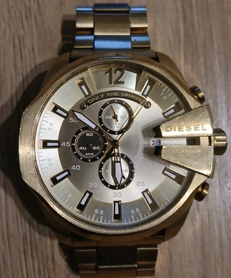 Reloj Diesel Hombre - DZ4360 Mega Chief CRONÓGRAFO - Dorado Foto 1 de 4