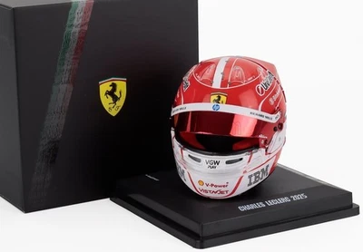 Model Car Helmet 1:5 F1 Looksmart Ferrari SF-25 Charles Leclerc 2025 New - Image 1 of 4