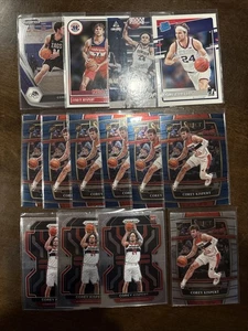 Lote de 14 tarjetas de baloncesto de novato Corey Kispert Washington Wizards Select Prizm - Imagen 1 de 1