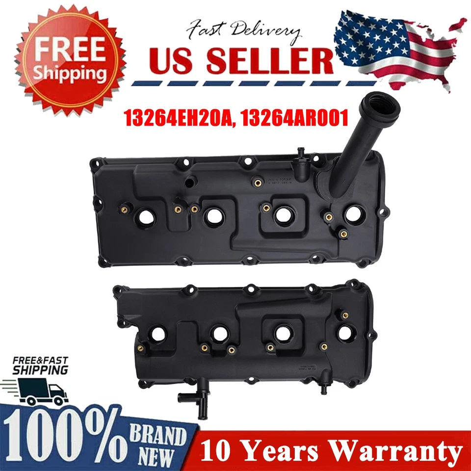 NUEVA TAPA VÁLVULA MOTOR Y JUNTAS IZQUIERDA Y DERECHA PARA 2002-10 INFINITI FX45 M45 Q45 Foto 1 de 4