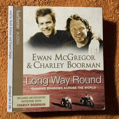 Long Way Round by Charley Boorman, Ewan McGregor (Audiobook CD, 2006) 5 Discs - Image 1 of 2