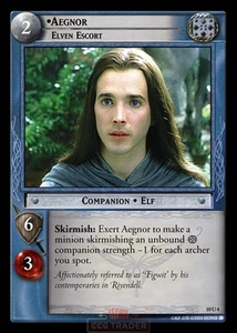LOTR TCG 10U4 Aegnor (Elven Escort) Mount Doom - Picture 1 of 1