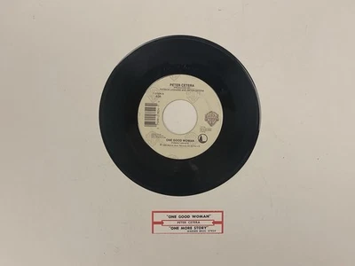 Jukebox 45 & Title Strip Peter Cetera One Good Woman Cleaned Tested - Image 1 of 2