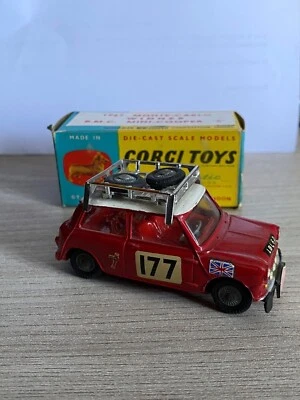 corgi toys B.M.C MINI COOPER RALLYE MONTE CARLO - Immagine 1 di 2