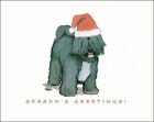 Tibetan Terrier Christmas Cards ~ Dog in Santa Hat ~ 8 Cards & Envelopes