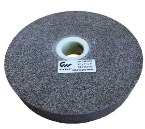 Rueda de desbarbado de convoluta fina 9S de 6"" de diámetro X 1” de ancho Wendt #348 015 (1 pieza) - Imagen 1 de 2
