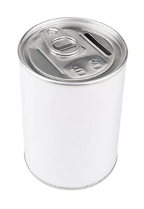 VBS Spardose Ring-Pull Ø7,5cm H10,5cm Sparbüchse in Dosenoptik frei gestaltbar - Bild 1 von 6