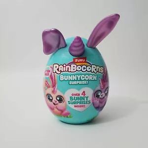 ZURU RainBocoRns w/ Cotton Tails -Bunnycorn Surprise with Purple Ears/Tail- NEW - Picture 1 of 3