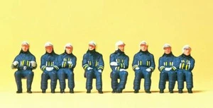 Preiser 10483 Bomberos con ropa moderna, H0 - Imagen 1 de 1