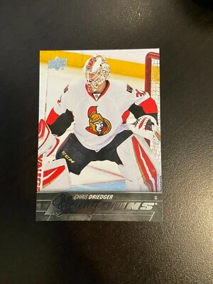 2015-16 Upper Deck Series 2 Chris Driedger Young Guns - Image 1 of 2