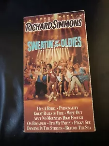 Richard Simmons SWEATIN' TO THE OLDIES VHS Tape Original Home Exercise SWEATING - Picture 1 of 6