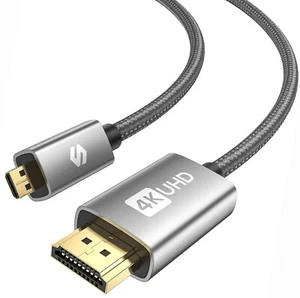 2 m Cavo Micro HDMI a HDMI 30CM 4K@60Hz, Cavo Micro HDMI schermato, 3D - Foto 1 di 6