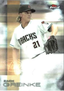2016 Finest Zack Greinke A Arizona Diamondbacks #90 - Picture 1 of 2