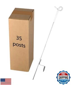RiteFENCE Electric Fence Posts Step-in Pigtail Posts,Rod Diameter 0.32 inch ( - Picture 1 of 4