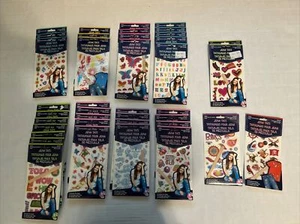 Jean Tats Letters Designs Wash Off Temporary Clothes Tattoos Lot Of 39 Packs - Picture 1 of 8
