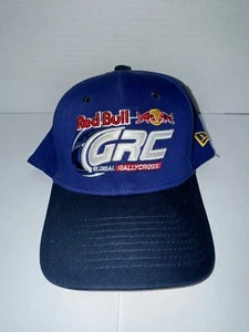 Red Bull Energy GRC Global RallyCross Hat New Era Cap blue size Medium Large EUC - Picture 1 of 17