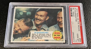 PSA 10 1970 Topps Man On The Moon Reissue Neil Armstrong Buzz Aldrin Rookie Card - Picture 1 of 3